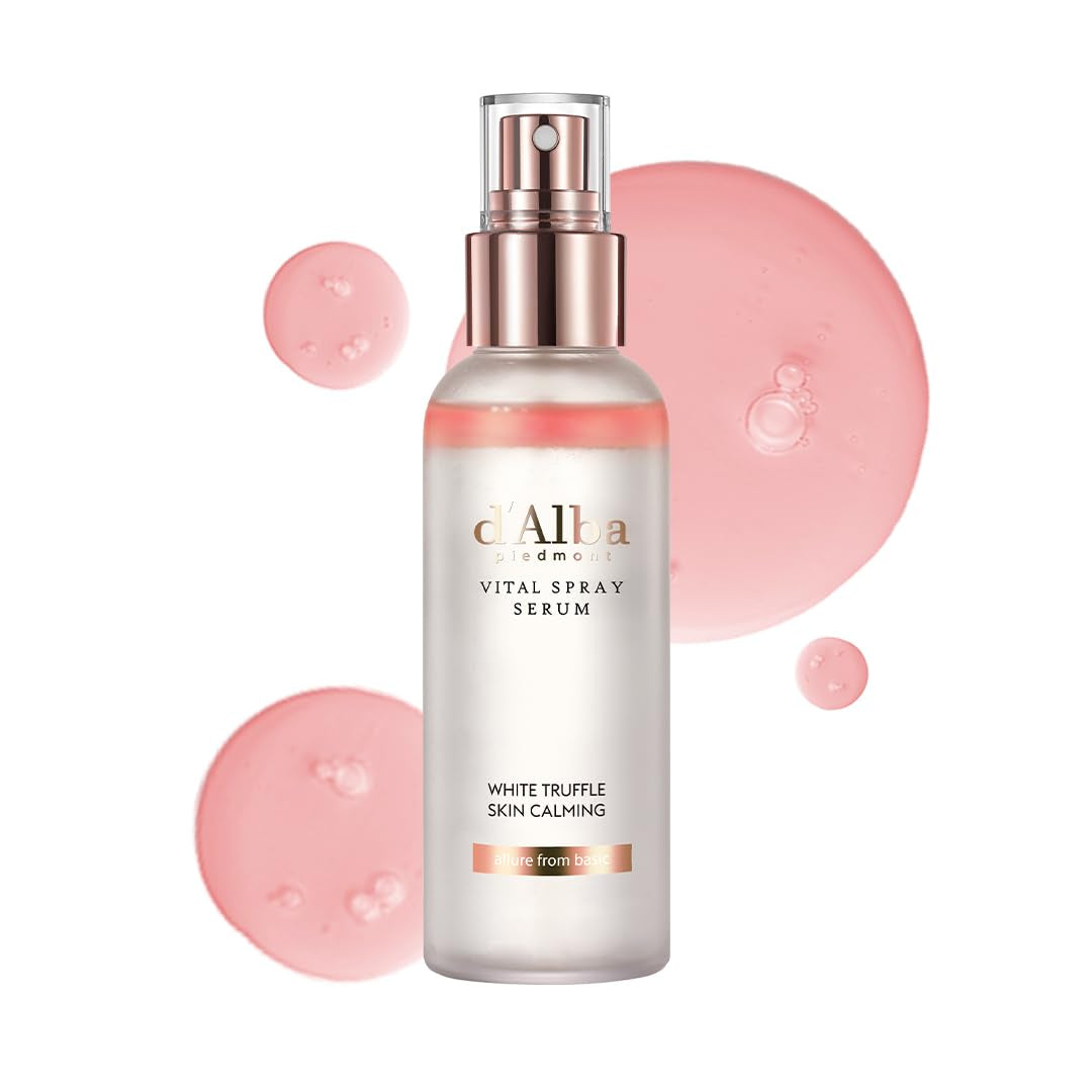 Italian White Truffle First Spray Serum, Vegan Skin Care, Light-Weight Face Moisturizer, Glow Serum for Radiant Skin, Non Comedogenic, All in One Mist, Korean Skin Care (3.38 Fl Oz.)