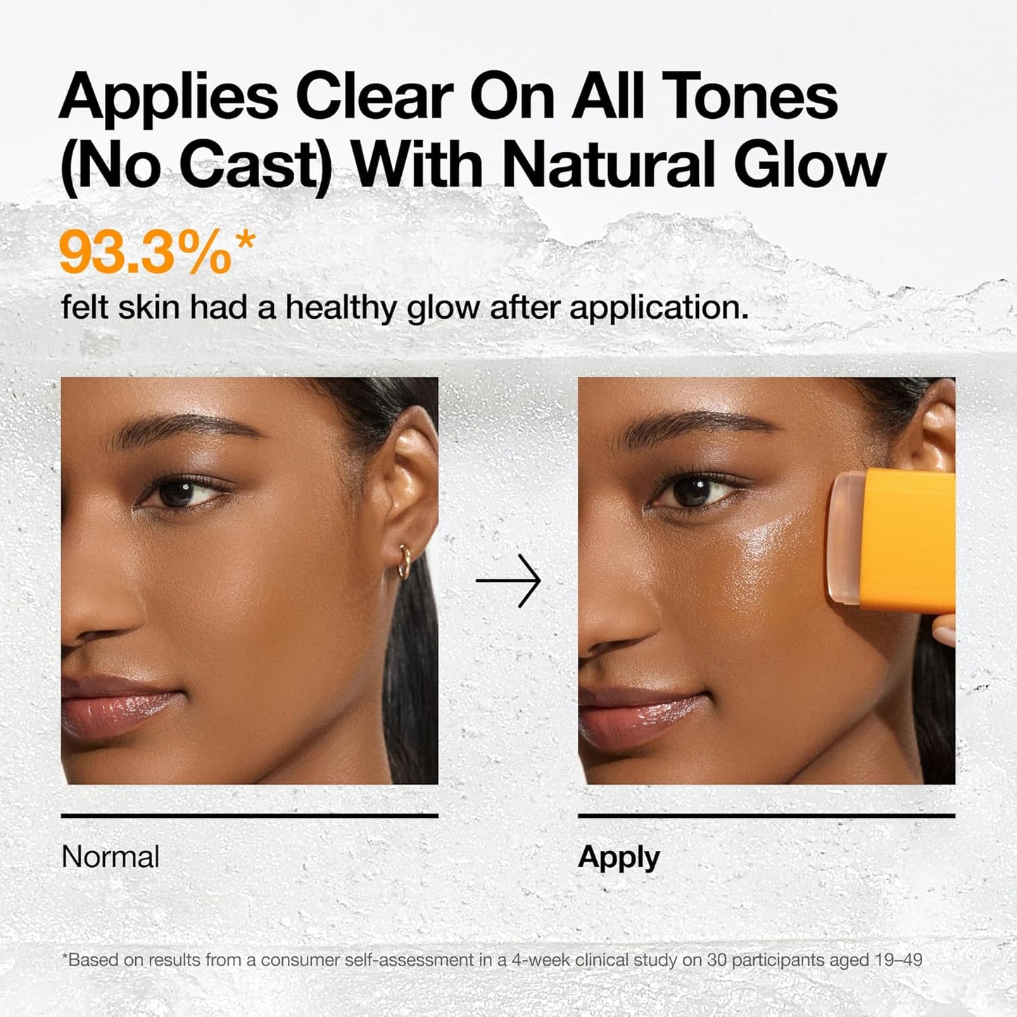 Invisible Glow Sun Stick, SPF 50, Broad Spectrum UV Protection, Lightweight Sheer Finish for All Skin Types, No White Cast, Easy Reapplication, Korean Skincare, 0.61 Oz