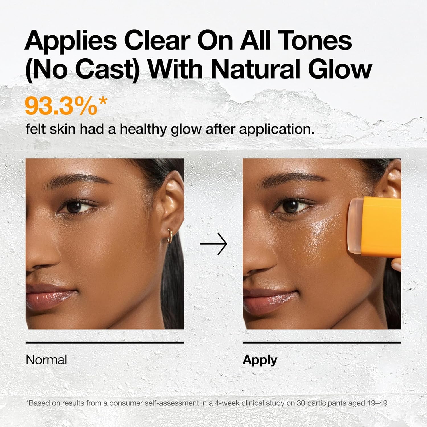 Invisible Glow Sun Stick, SPF 50, Broad Spectrum UV Protection, Lightweight Sheer Finish for All Skin Types, No White Cast, Easy Reapplication, Korean Skincare, 0.61 Oz