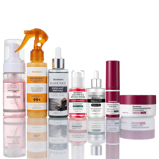 Skincare Routine Set | Dark Spot Correcting & Gentle Exfoliating Care Kit for Smoother, Even-Toned and Radiant Looking Skin