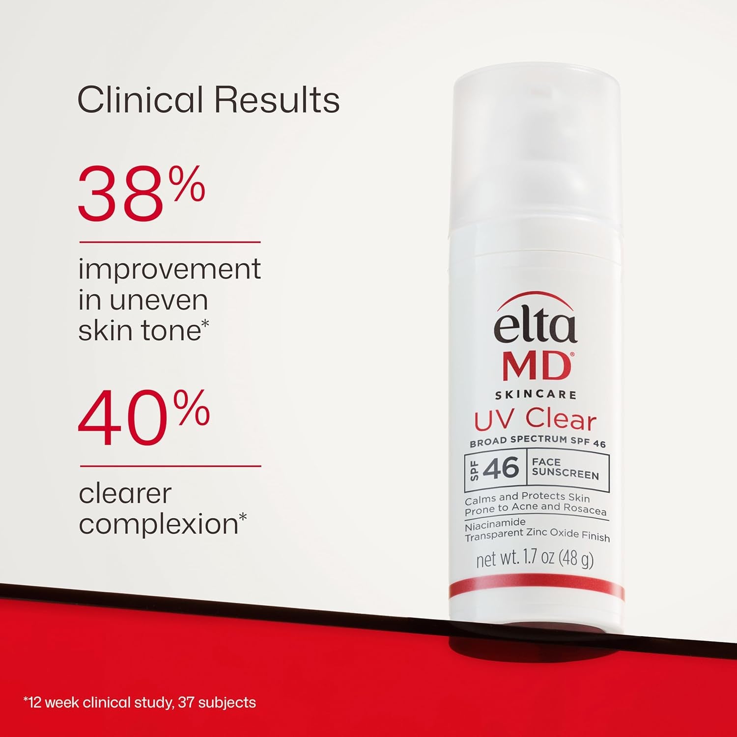 UV Clear Face Sunscreen SPF, Oil-Free Sunscreen with Zinc Oxide, Dermatologist Recommended