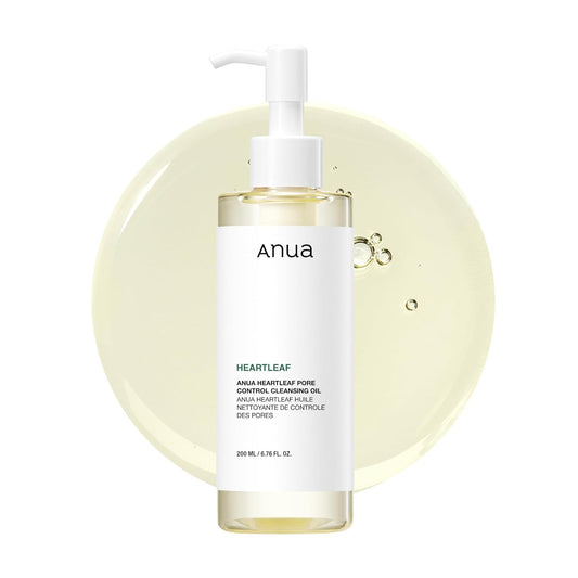Heartleaf Pore Control Cleansing Oil, Pore Cleanser, Sebum Care, Gentle Melting Oil Cleanser for Face, Safe for All Skin Type, Daily Hydrating Makeup Remover, Korean Skin Care (6.76Fl.Oz)