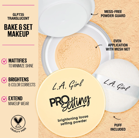 LA GIRL PRO SETTING BRIGHTENING LOOSE SETTING POWDER