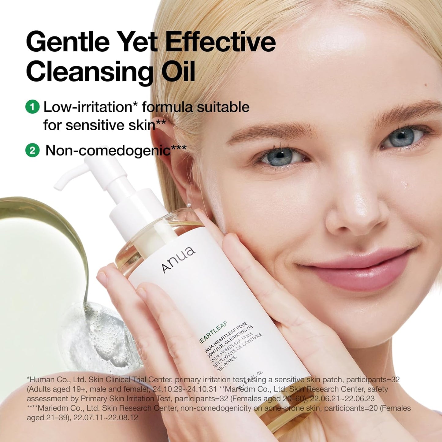 Double Cleansing Duo for Facial Cleansing, Heartleaf Pore Control Cleansing Oil & Quercetinol Deep Cleansing Foam, Makeup Remover Face Wash, Blackhead Care, Korean Skincare