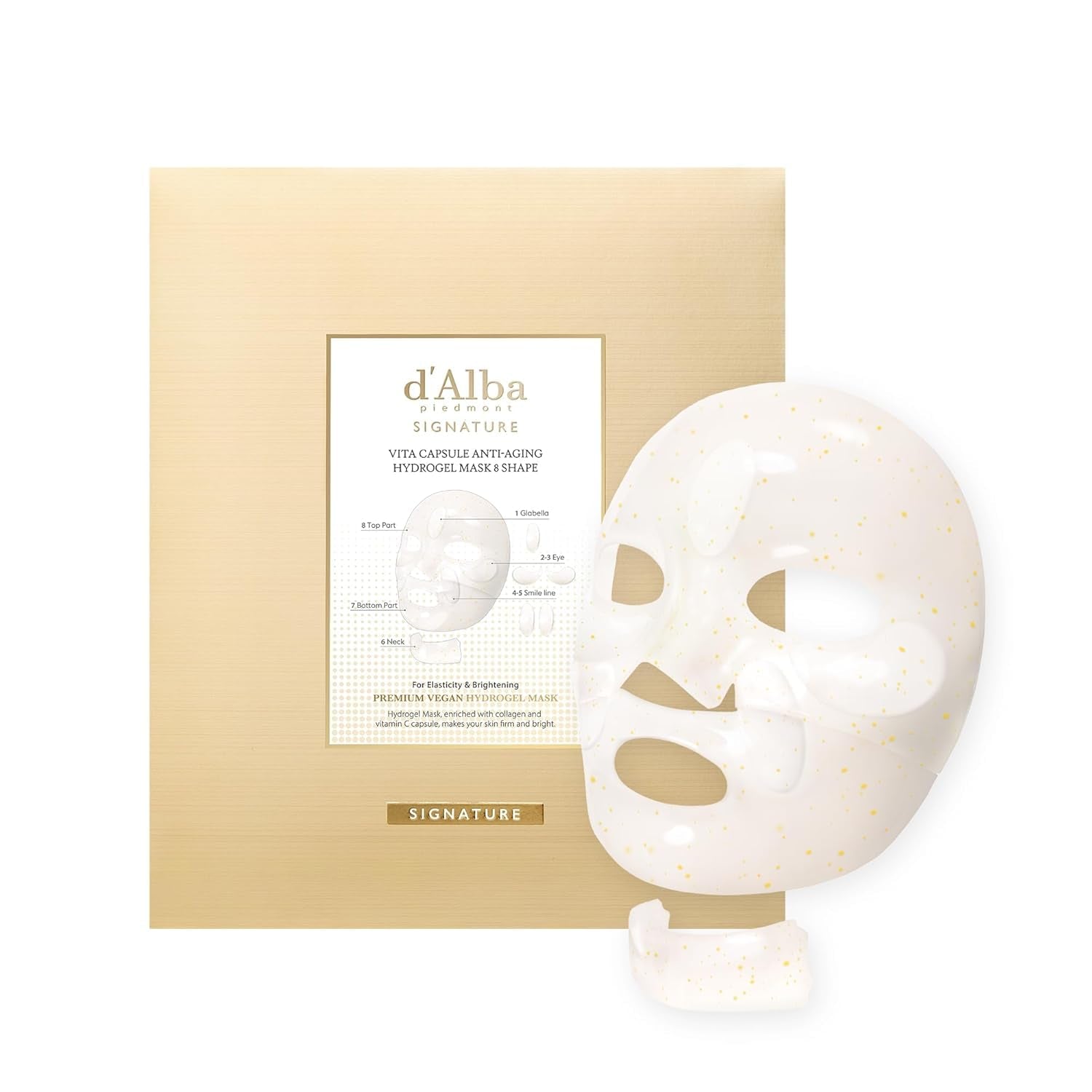 Signature Vita Capsule Hydrogel Mask 8-Shape 1BOX (4 Sheets)