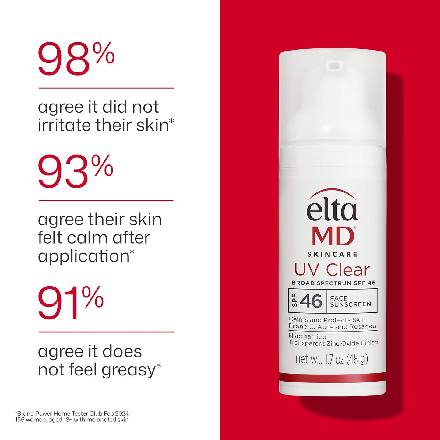 UV Clear Face Sunscreen SPF, Oil-Free Sunscreen with Zinc Oxide, Dermatologist Recommended