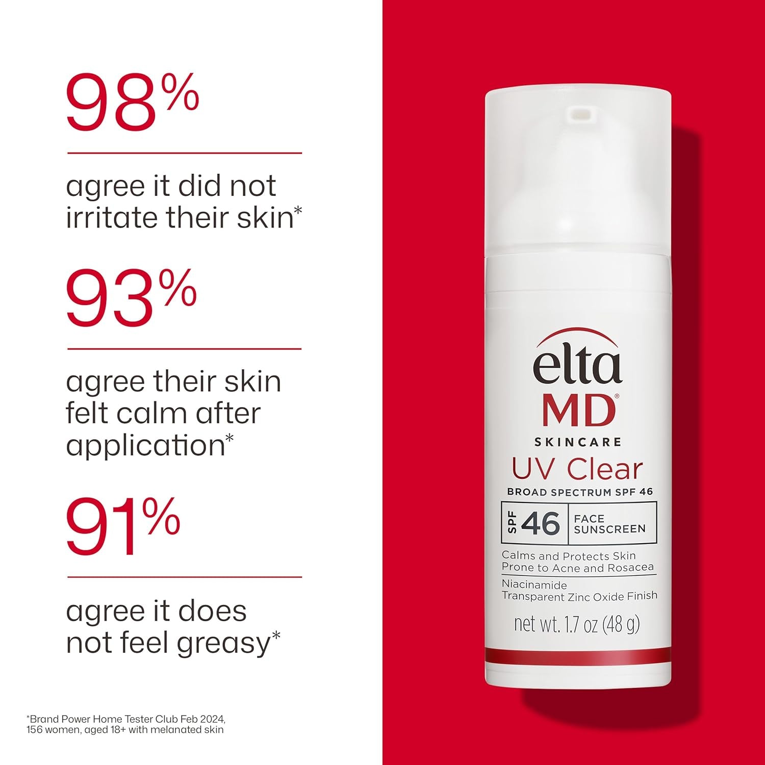 UV Clear Face Sunscreen SPF, Oil-Free Sunscreen with Zinc Oxide, Dermatologist Recommended