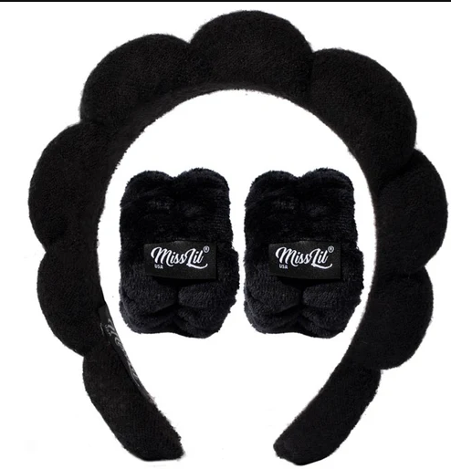 MISS LIL HEADBAND AND WRISTBAND SET