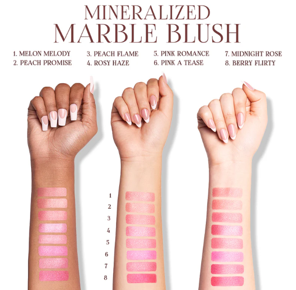 BEAUTY CREATIONS MINERALIZED MARBLE BLUSH