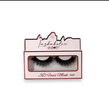 LASHAHOLIC 3D FAUX MINK LASHES-SNACK