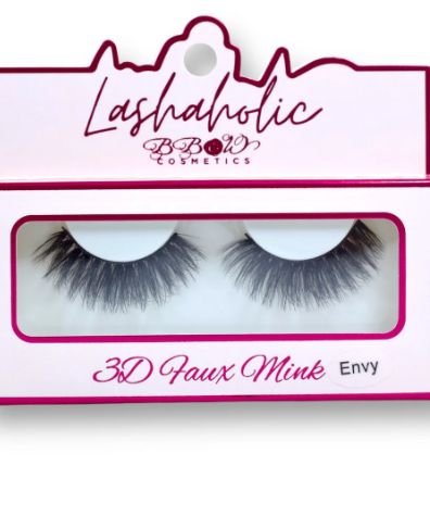 LASHAHOLIC 3D FAUX MINK LASHES- ENVY