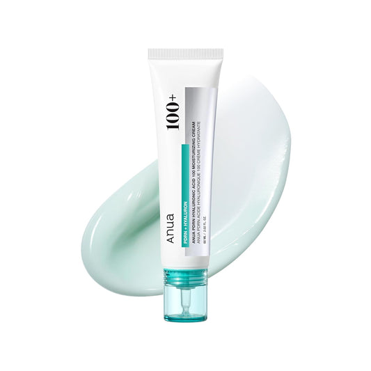 PDRN Hyaluronic Acid 100 Moisturizing Cream, Lightweight, Non-Greasy Hydrating Face Moisturizer with Salmon DNA for Glass Skin, Korean Skincare (2.02 Fl Oz)