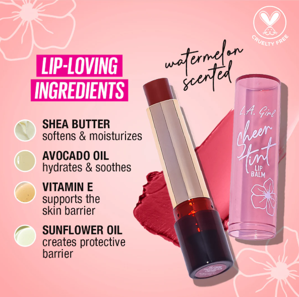 LA GIRL SHEER TINT LIP BALM