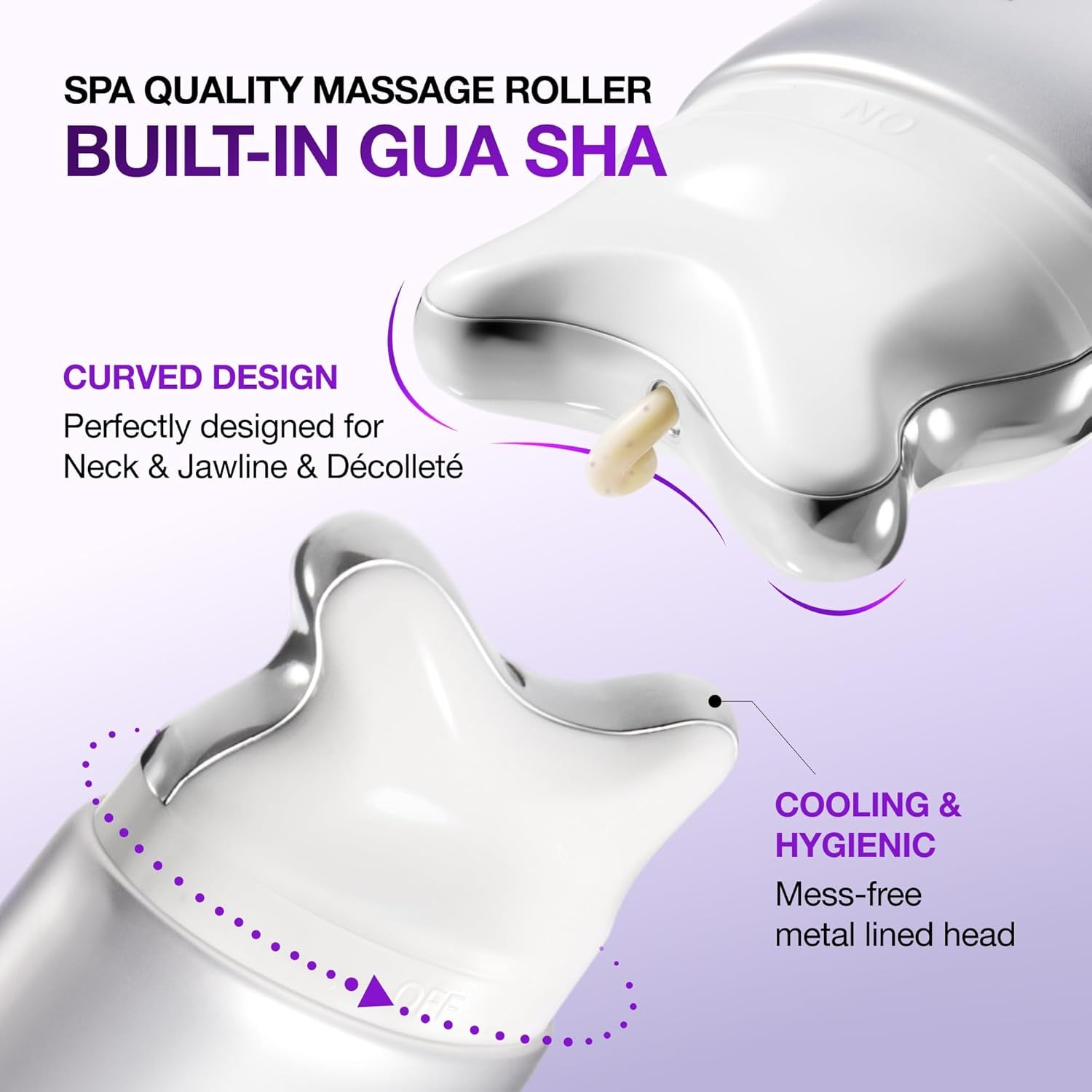 Collagen Retinol Refining Gua Sha Cream, Neck Cream for Lifting & Firming, Jawline to Décolleté, Daily Moisturizer, Fine Line Care, Neck Massager, Korean Skin Care, 2.7Fl.Oz