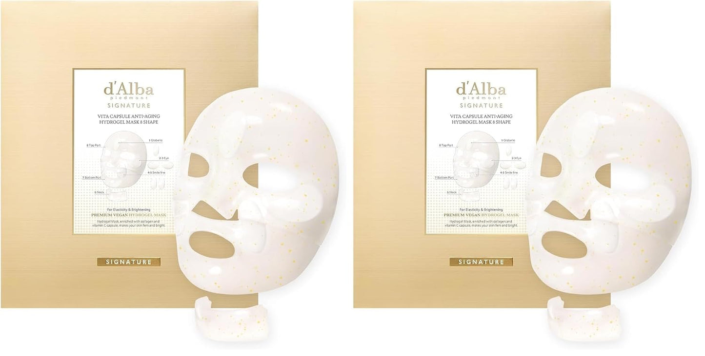 Signature Vita Capsule Hydrogel Mask 8-Shape 1BOX (4 Sheets)