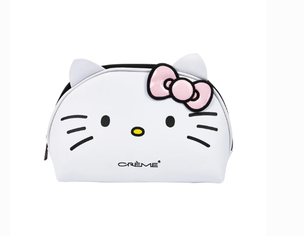 DOME MAKEUP TRAVEL POUCH BAG WITH PINK BOW #HKB8923