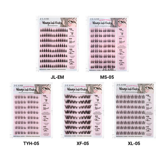J LASH MANGA LASH CLUSTER (PRE-GLUED)