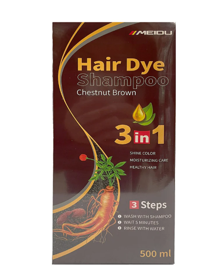 MEIDU 3 in 1 HAIR DYE SHAMPOO