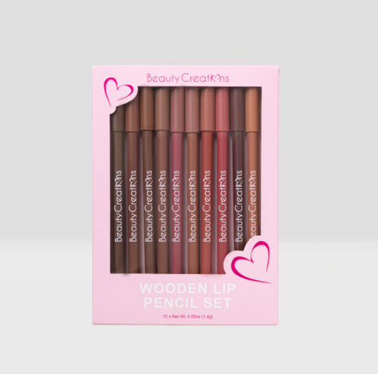 WOODEN LIP PENCIL SET