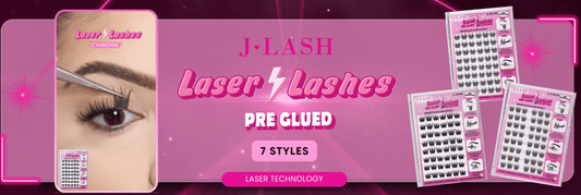 J LASH LASER LASHES (GLUE NEEDED)