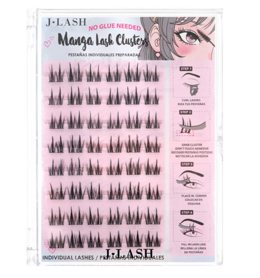 J LASH MANGA LASH CLUSTER (PRE-GLUED)
