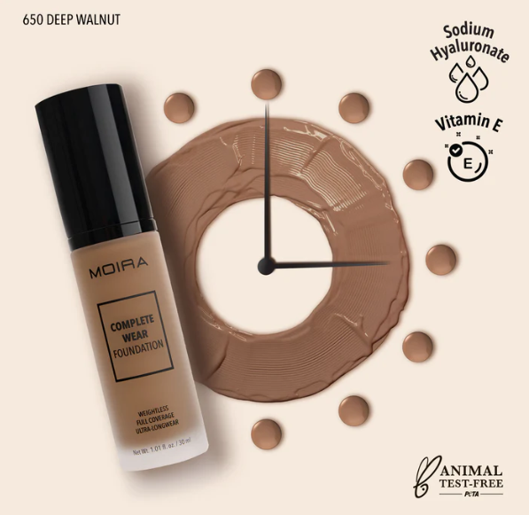 MOIRA LIQUID COMPLETE WEAR FOUNDATION