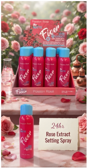 PASSION ROSE The Matte Fixer 24h Setting Spray