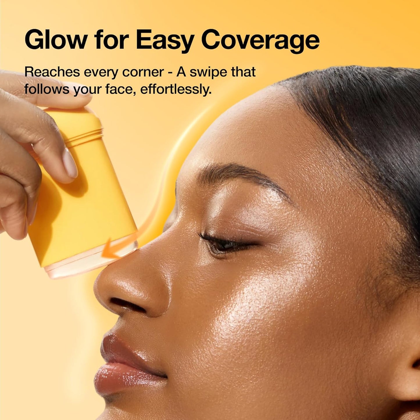 Invisible Glow Sun Stick, SPF 50, Broad Spectrum UV Protection, Lightweight Sheer Finish for All Skin Types, No White Cast, Easy Reapplication, Korean Skincare, 0.61 Oz