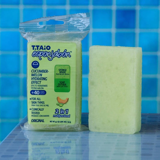 EsponJabon Cucumber with Melon, Hydrating Effect